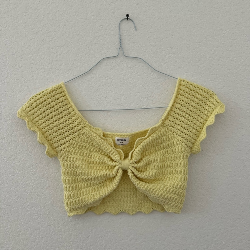 cotton on knit top sz small